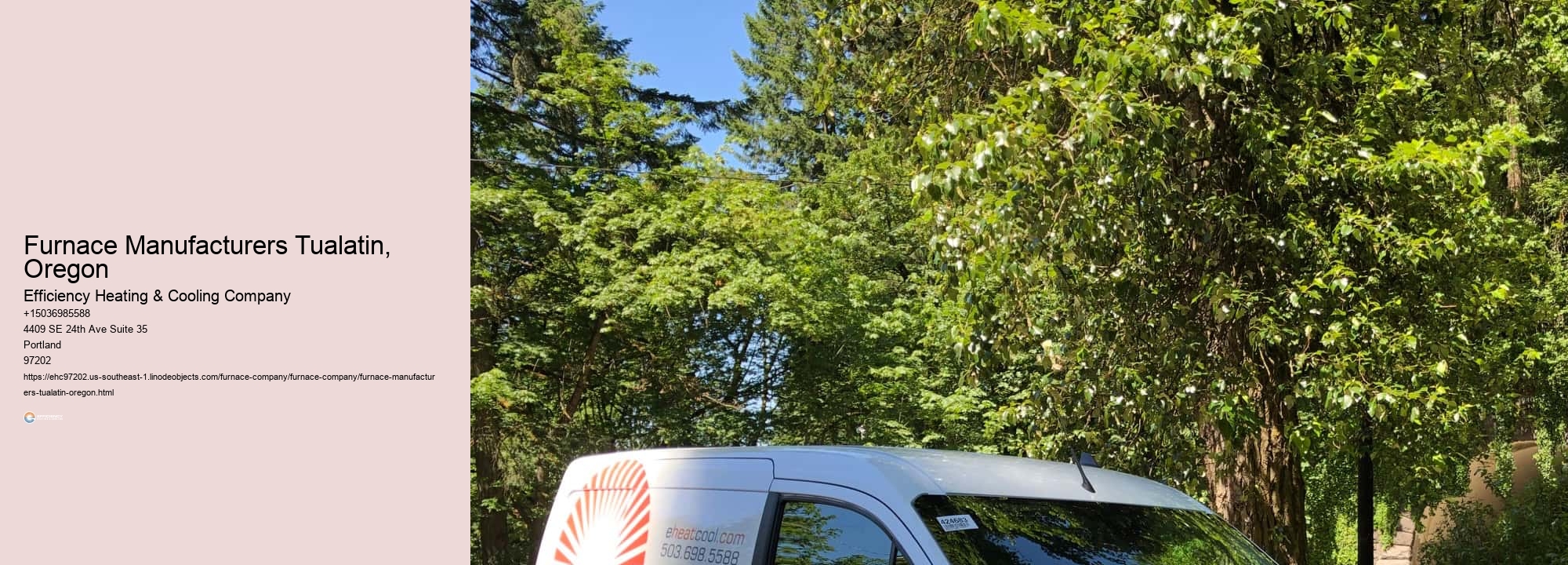 Furnace Manufacturers Tualatin, Oregon